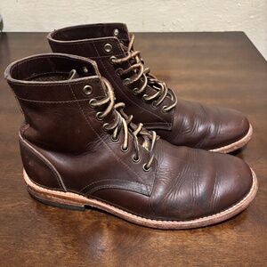 Oak street Bootmakers trench boot brown horween chromexcel size 8.5 USA